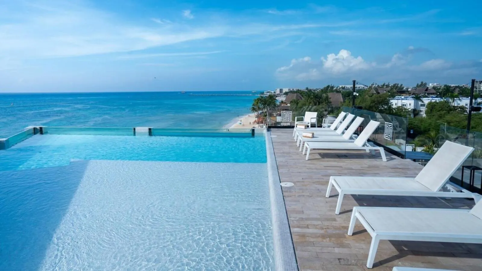 Beachfront Condo Roof Pool 5Th Ave 2 Blocks Gym Playa del Carmen 0*,